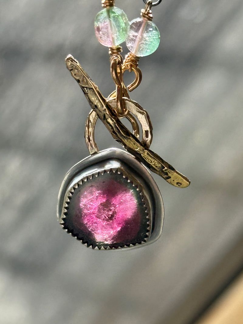 Tourmaline Necklace, handmade in the Netherlands